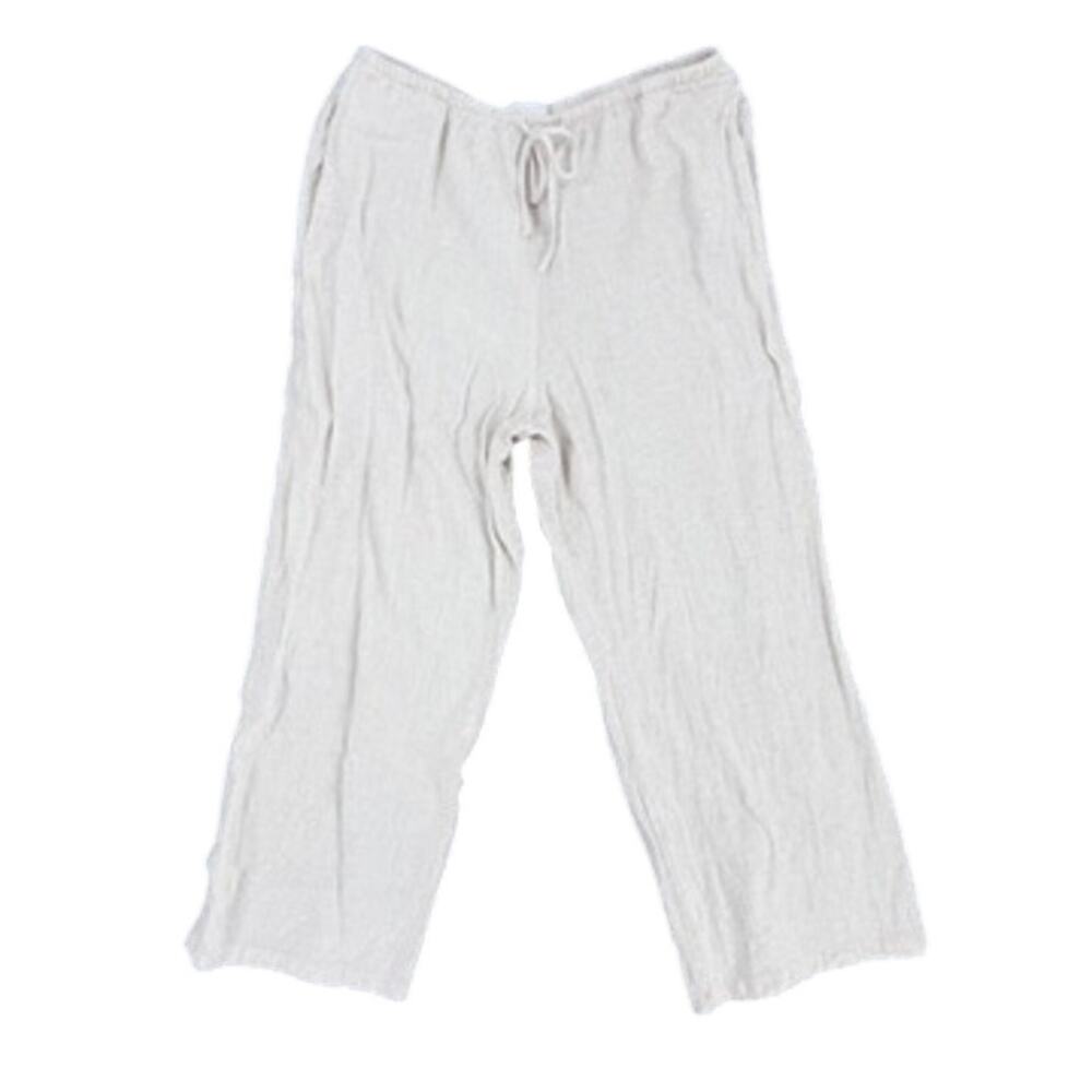 Song of Style Pants XL Cream Linen Blend Pull On